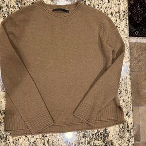 Jenni Kayne Everyday Sweater Dark Camel XS in EUC